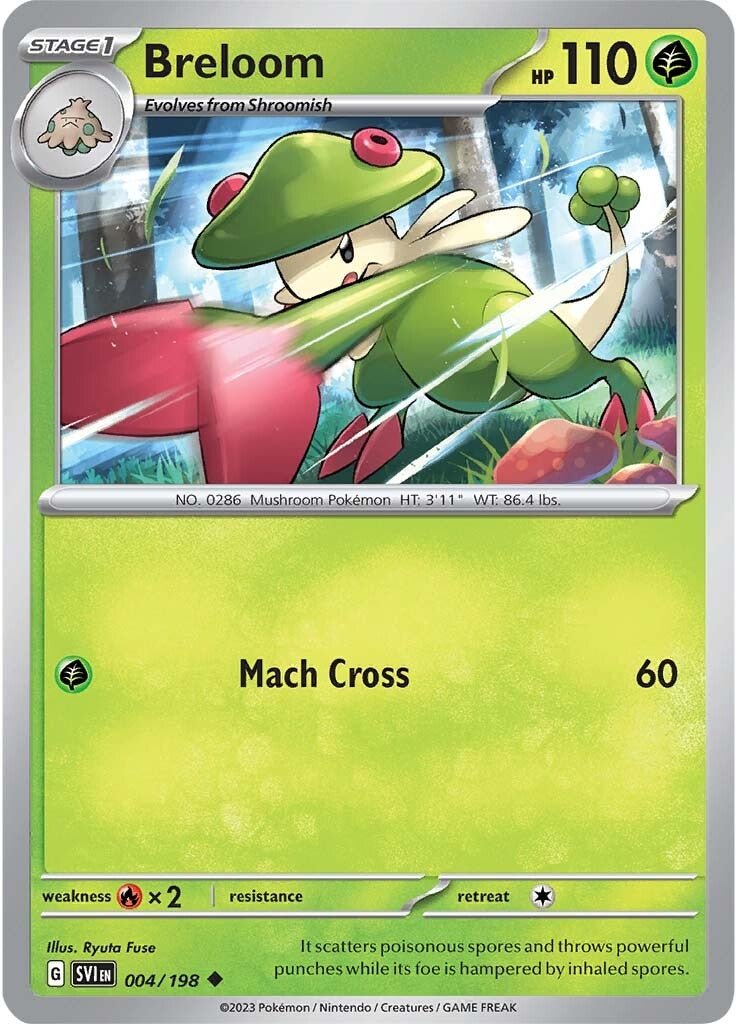 Breloom (004/198) [Scarlet & Violet: Base Set] | Tabernacle Games