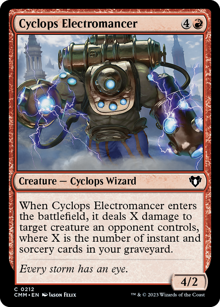 Cyclops Electromancer [Commander Masters] | Tabernacle Games