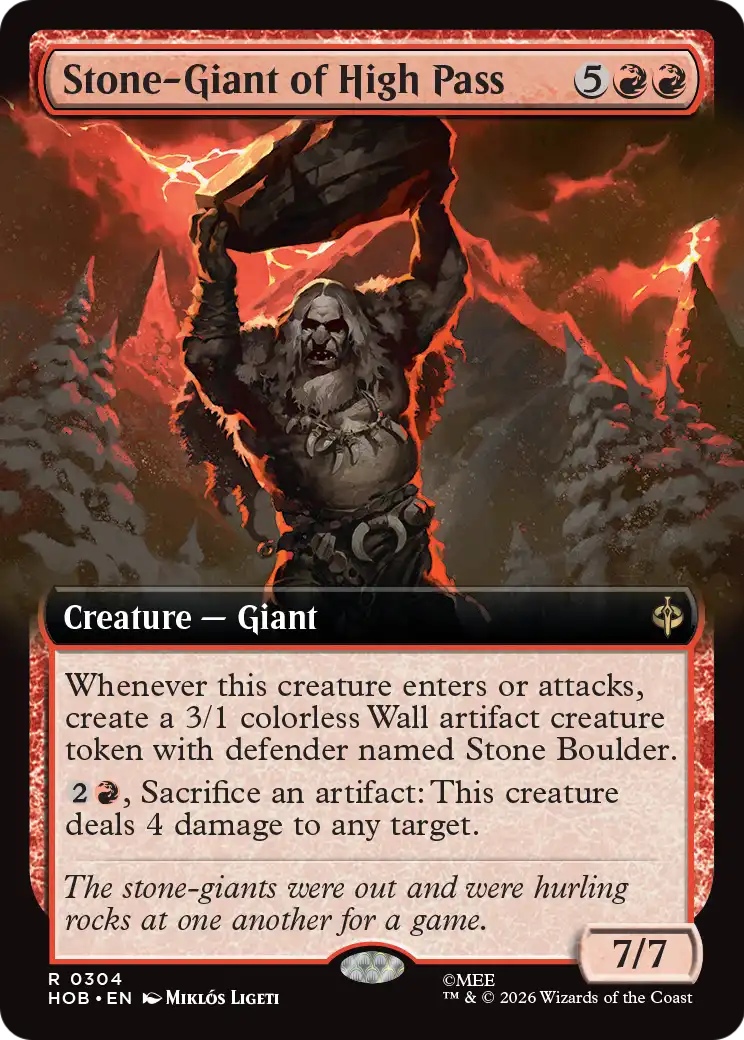 Stone-Giant of High Pass (Extended Art) [The Hobbit] | Tabernacle Games