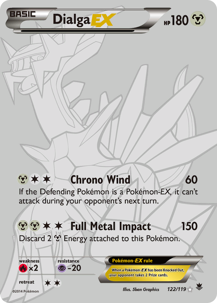 Dialga EX (122/119) [XY: Phantom Forces] | Tabernacle Games