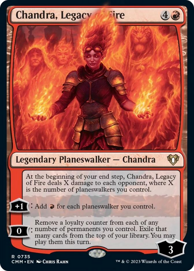 Chandra, Legacy of Fire [Commander Masters] | Tabernacle Games