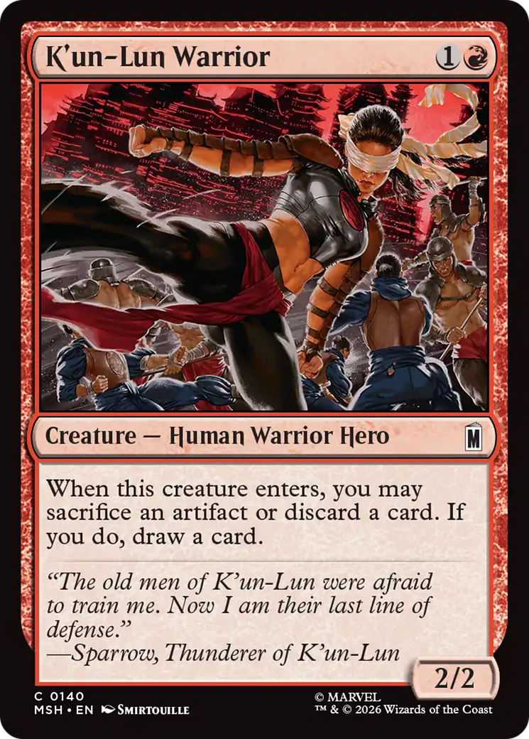 K'un-Lun Warrior [Marvel Super Heroes] | Tabernacle Games