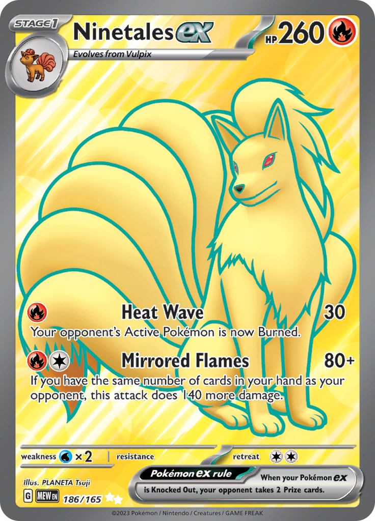 Ninetales ex (186/165) [Scarlet & Violet 151] | Tabernacle Games