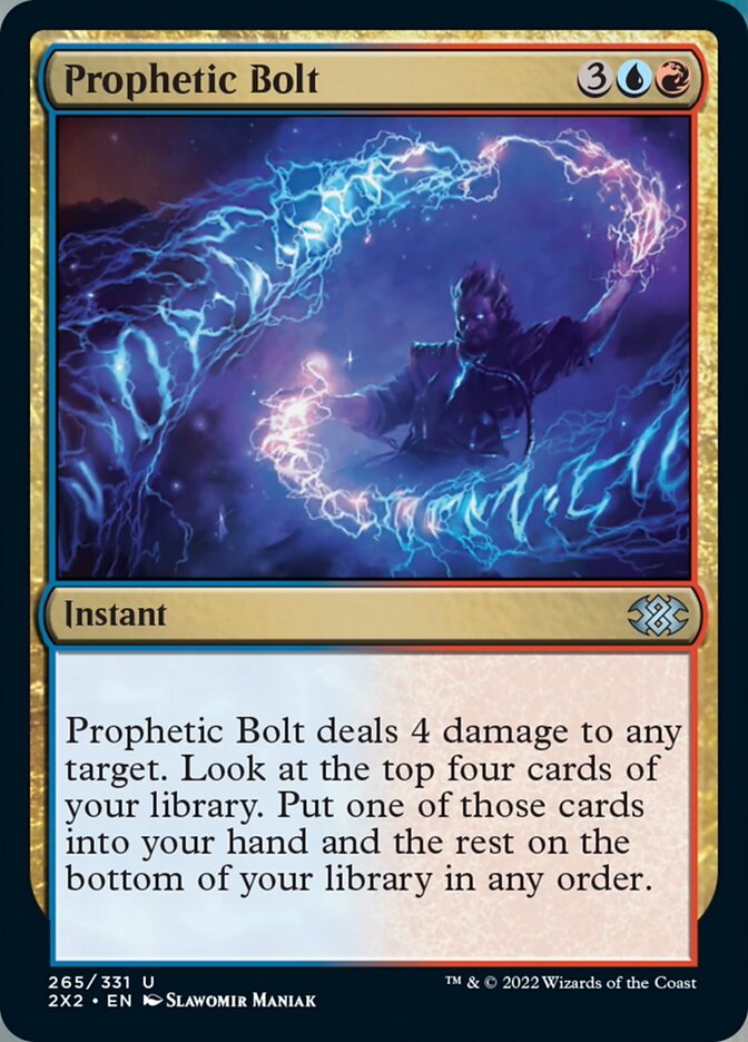 Prophetic Bolt [Double Masters 2022] | Tabernacle Games