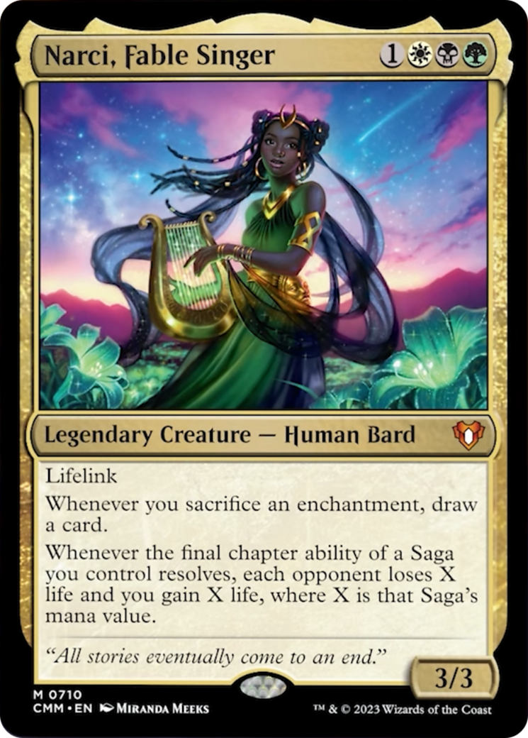 Narci, Fable Singer [Commander Masters] | Tabernacle Games