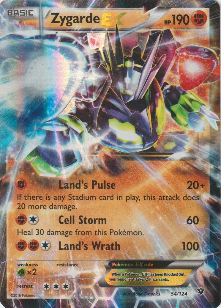 Zygarde EX (054/124) (Jumbo Card) [XY: Fates Collide] | Tabernacle Games