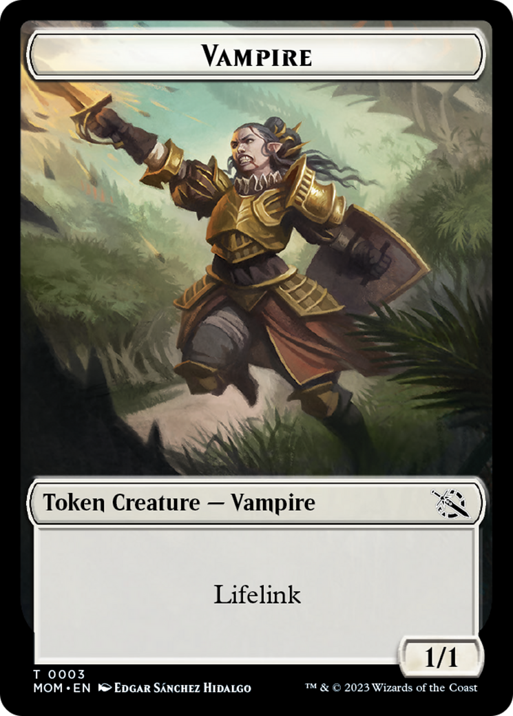 Vampire Token [March of the Machine Tokens] | Tabernacle Games