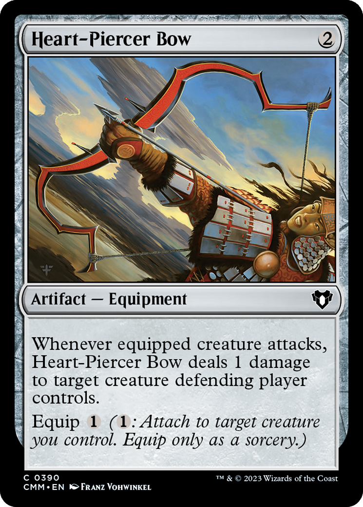 Heart-Piercer Bow [Commander Masters] | Tabernacle Games