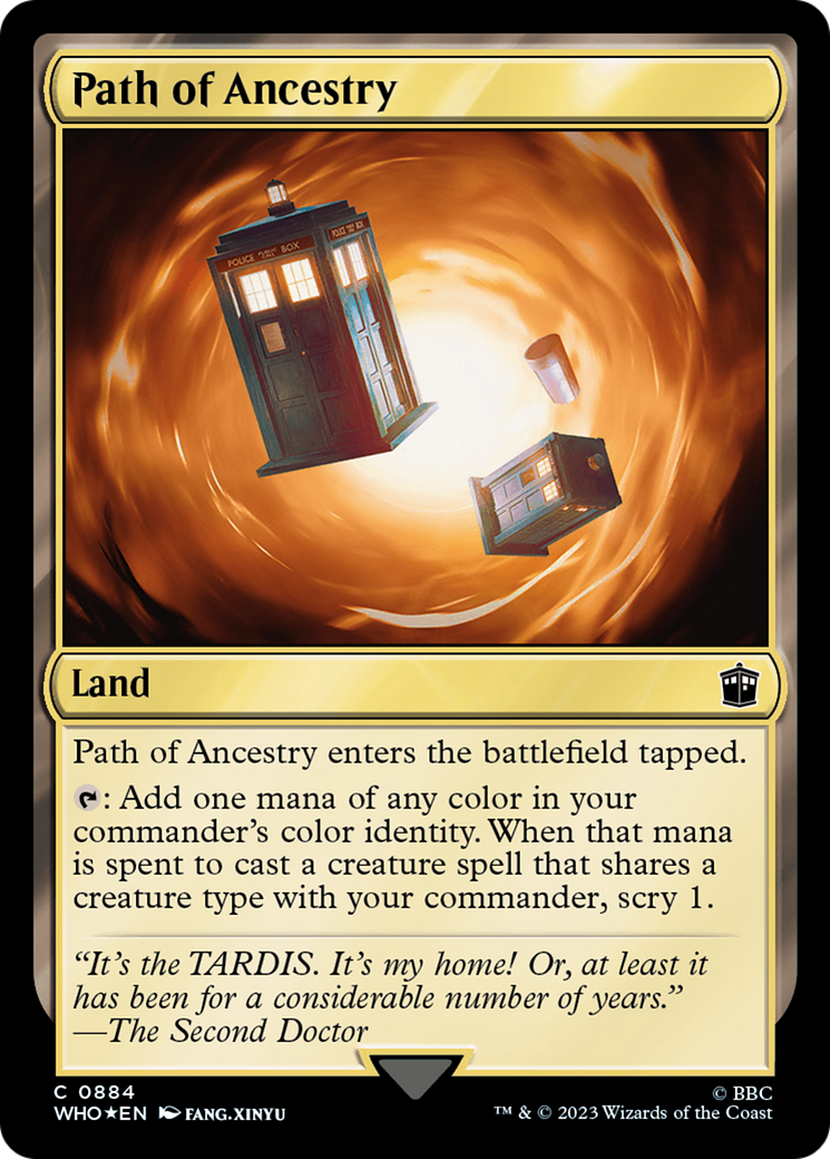 Path of Ancestry (Surge Foil) [Doctor Who] | Tabernacle Games