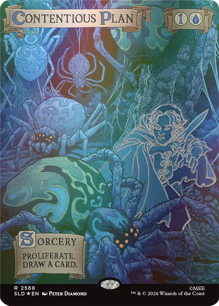 Contentious Plan (Out Of Sight Foil) [Secret Lair Drop Series] | Tabernacle Games