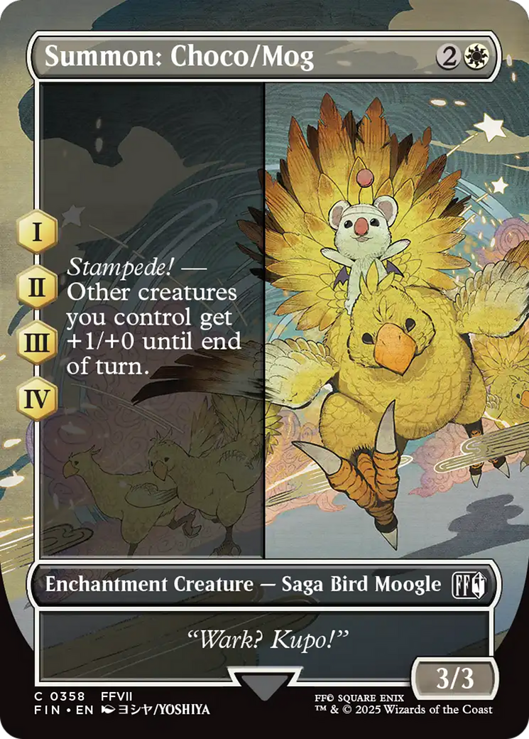 Summon: Choco/Mog (Borderless) [FINAL FANTASY] | Tabernacle Games