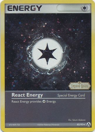React Energy (82/92) (Stamped) [EX: Legend Maker] | Tabernacle Games