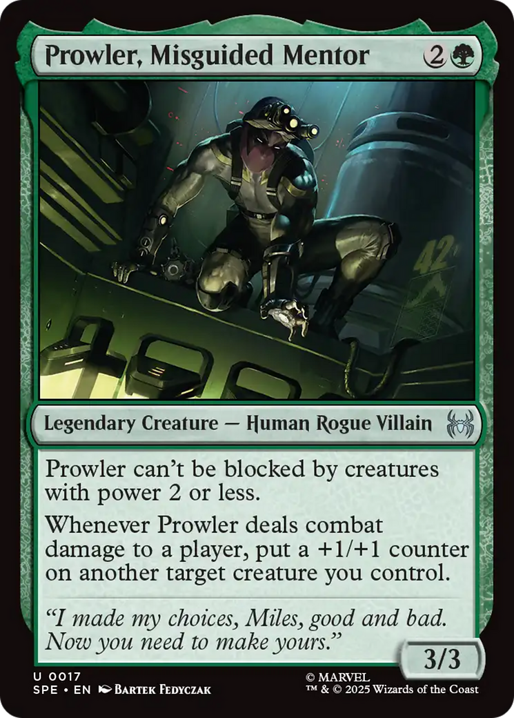 Prowler, Misguided Mentor [Marvel's Spider-Man: Eternal-Legal] | Tabernacle Games