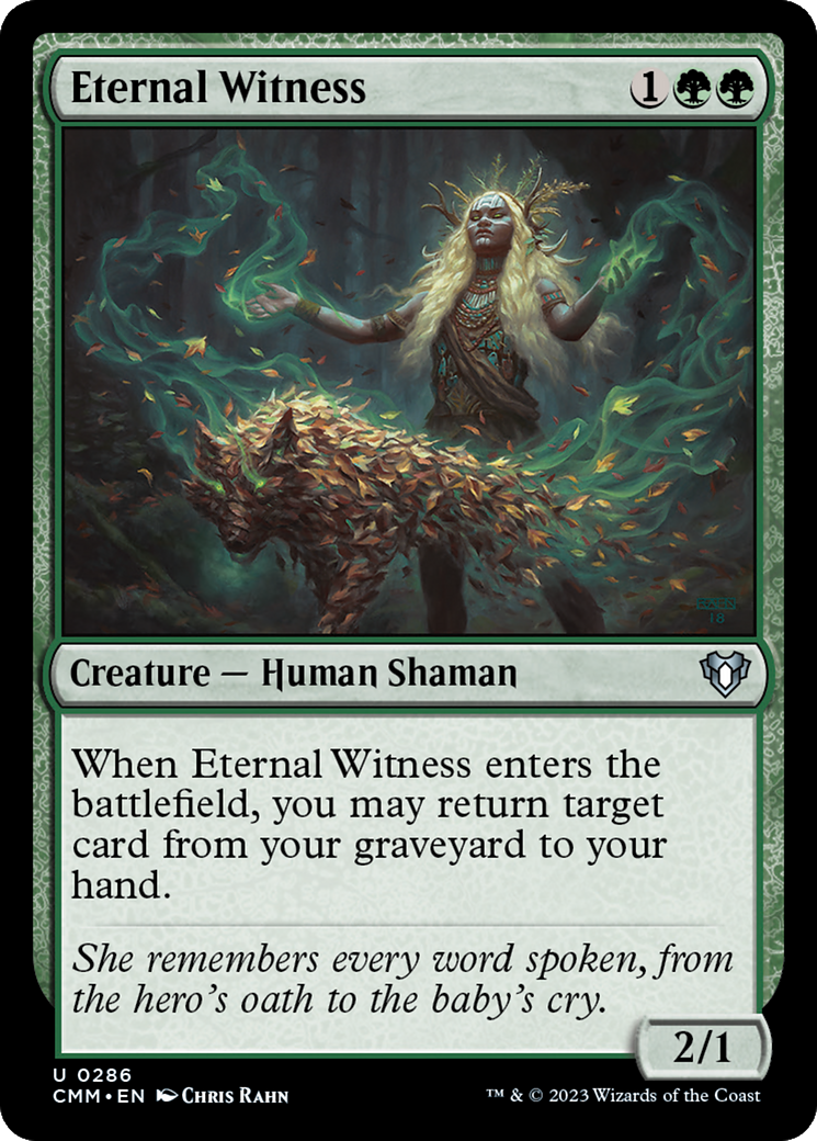 Eternal Witness [Commander Masters] | Tabernacle Games