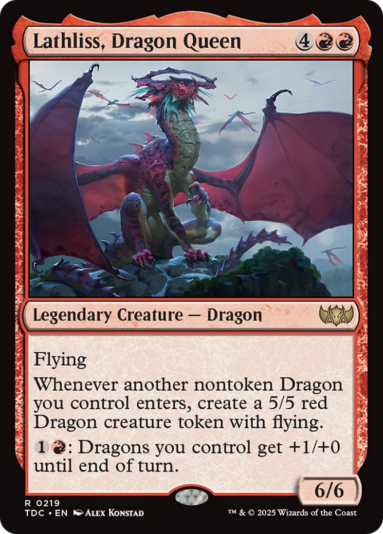 Lathliss, Dragon Queen [Tarkir: Dragonstorm Commander] | Tabernacle Games