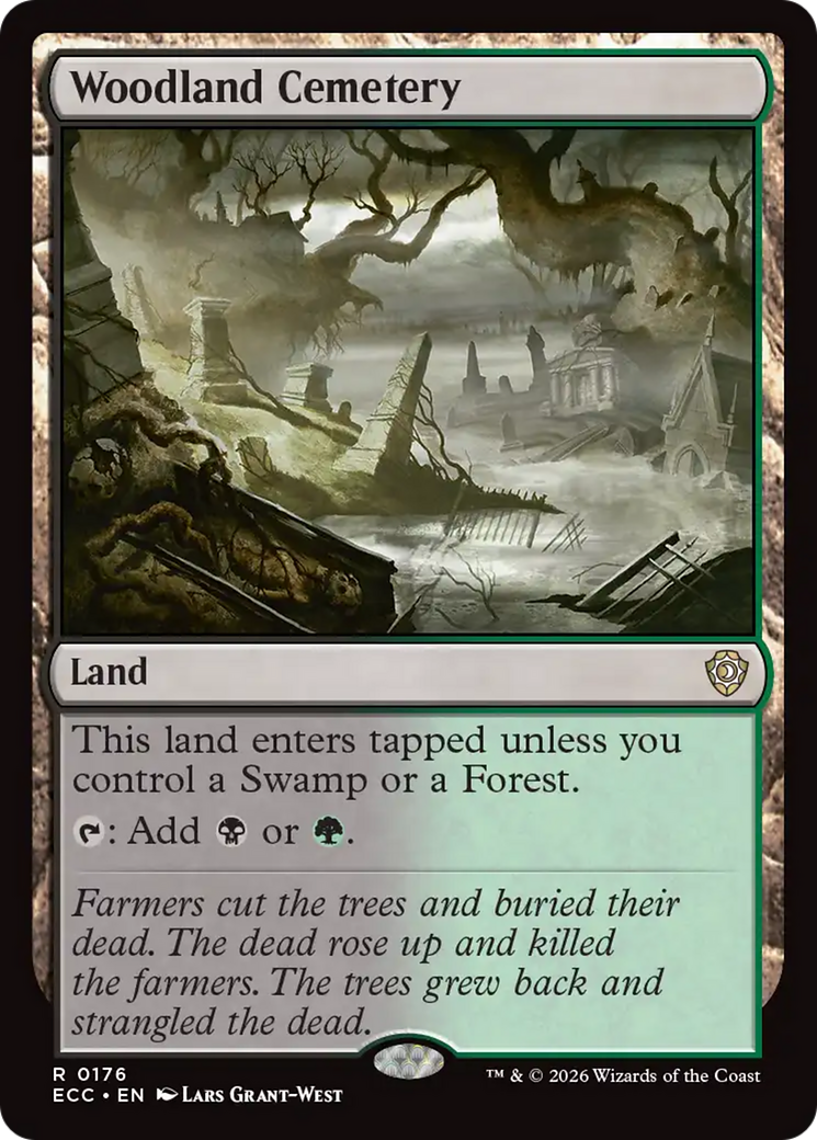 Woodland Cemetery [Lorwyn Eclipsed Commander] | Tabernacle Games