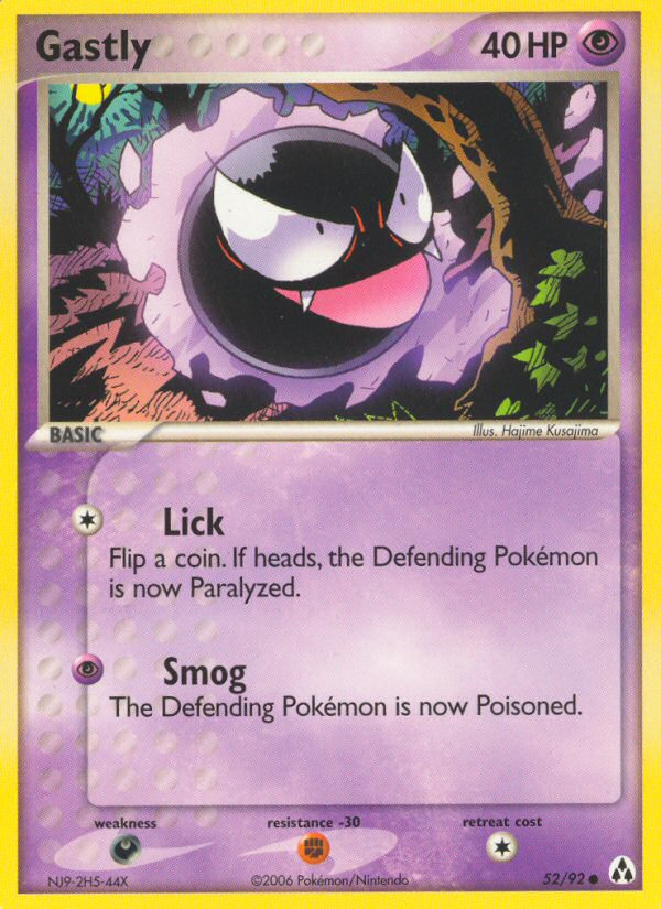 Gastly (52/92) [EX: Legend Maker] | Tabernacle Games