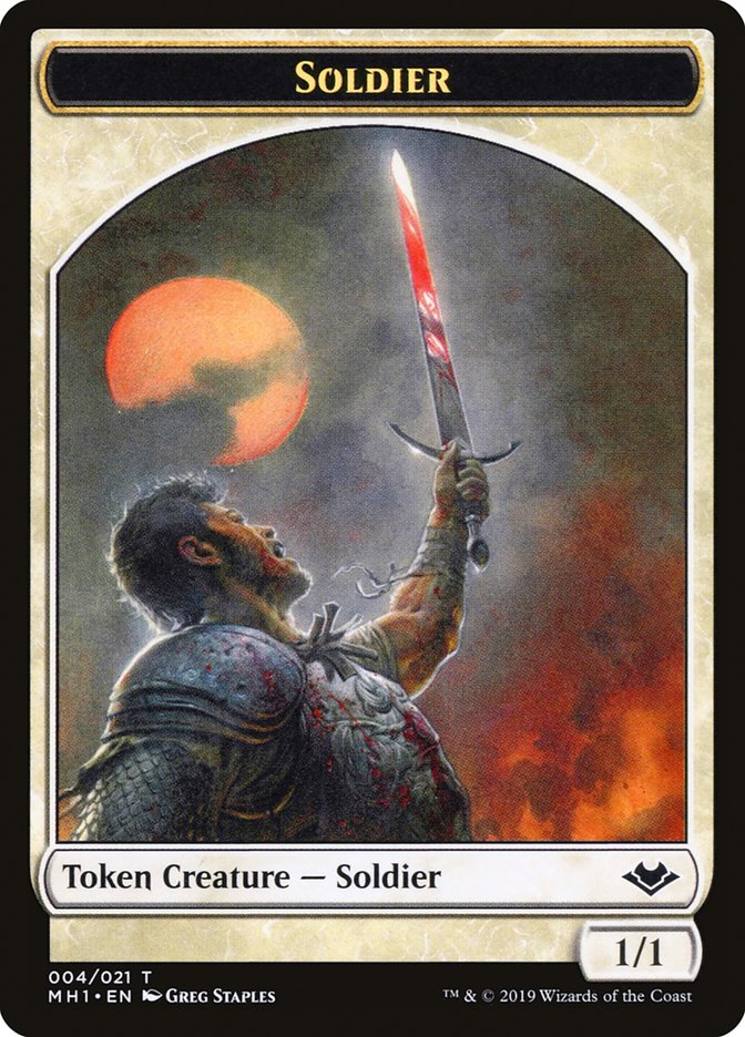 Soldier Token [Modern Horizons Tokens] | Tabernacle Games