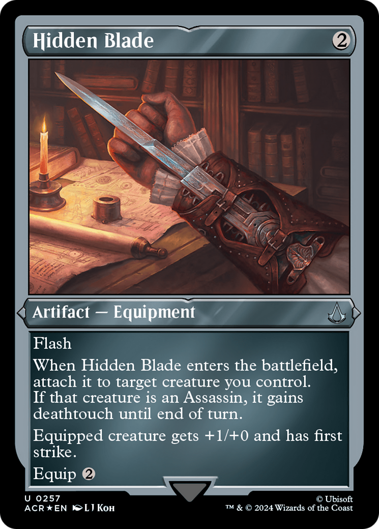 Hidden Blade (Foil Etched) [Assassin's Creed] | Tabernacle Games