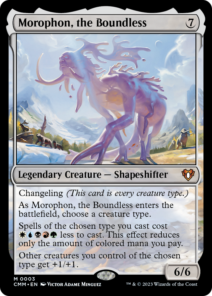 Morophon, the Boundless [Commander Masters] | Tabernacle Games