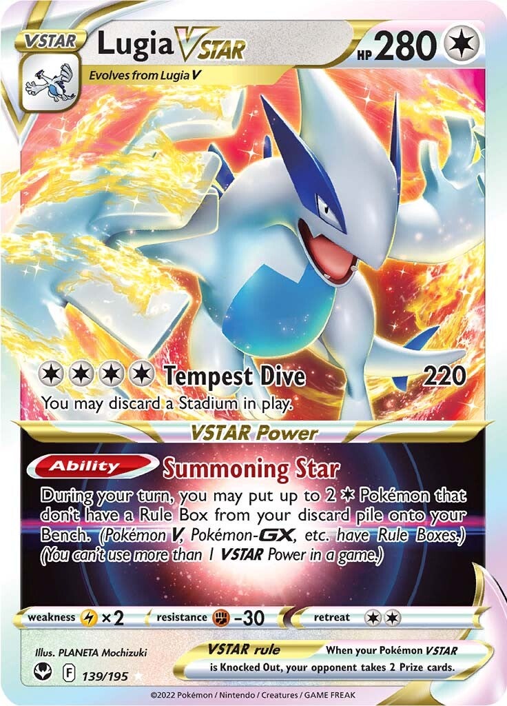 Lugia VSTAR (139/195) [Sword & Shield: Silver Tempest] | Tabernacle Games