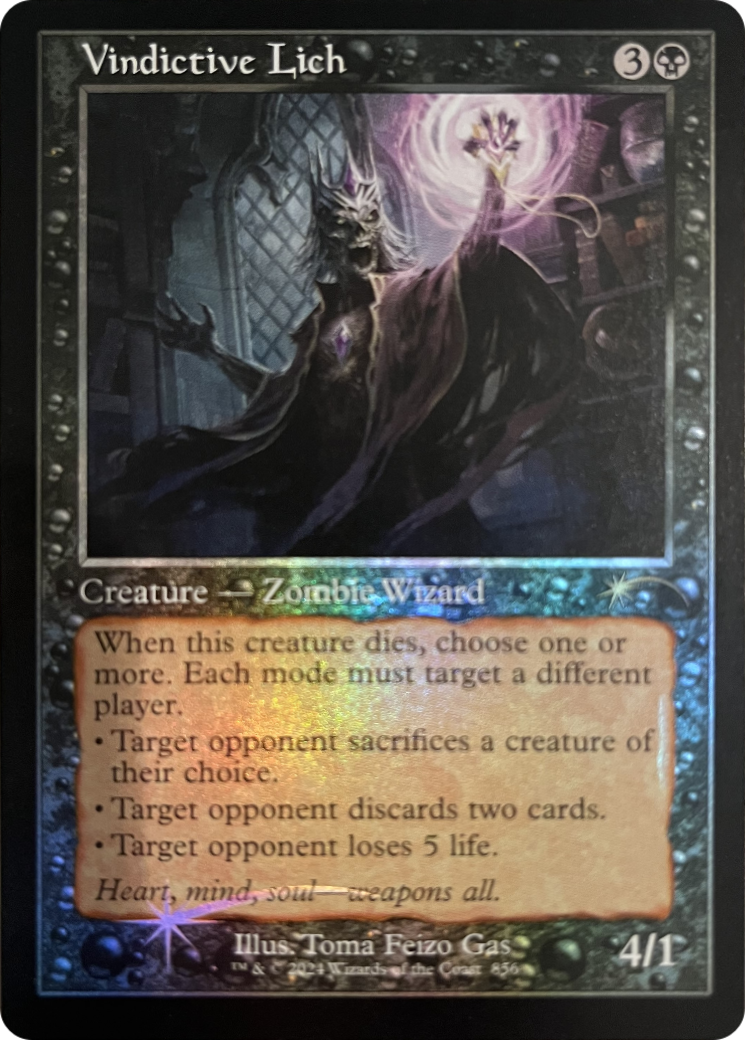 Vindictive Lich (Retro Frame) [Secret Lair Drop Series] | Tabernacle Games