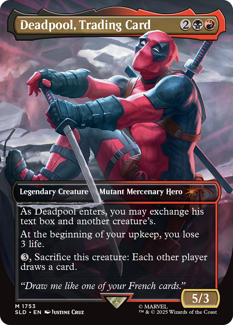 Deadpool, Trading Card [Secret Lair Drop Series] | Tabernacle Games