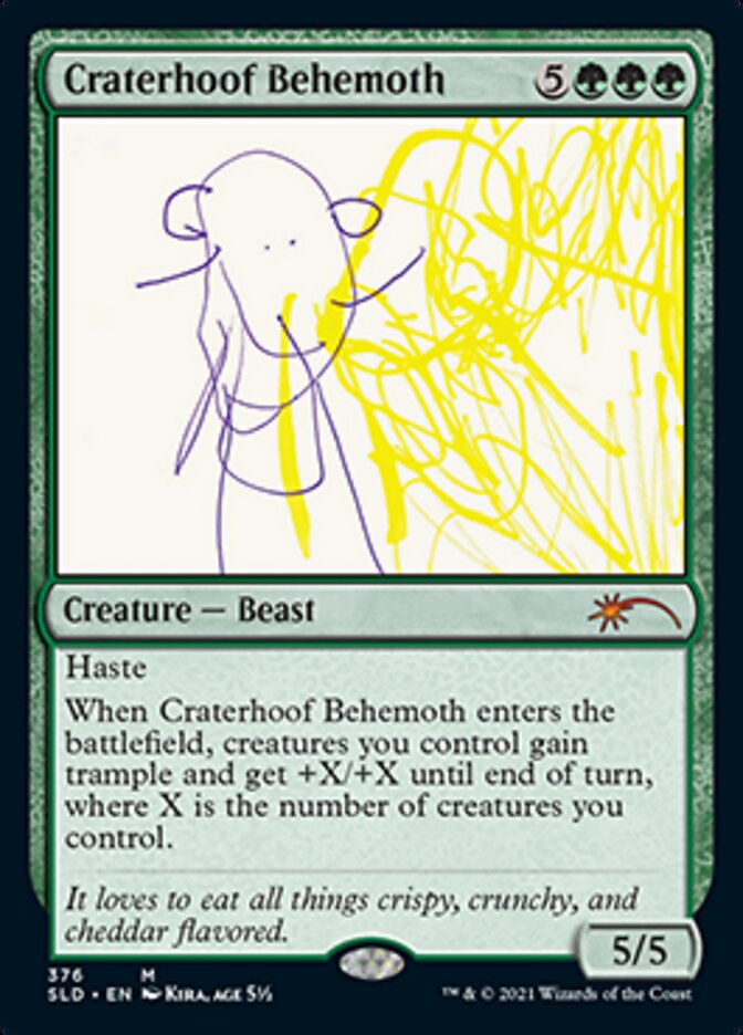 Craterhoof Behemoth (376) [Secret Lair Drop Series] | Tabernacle Games