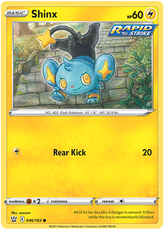 Shinx (046/163) [Sword & Shield: Battle Styles] | Tabernacle Games