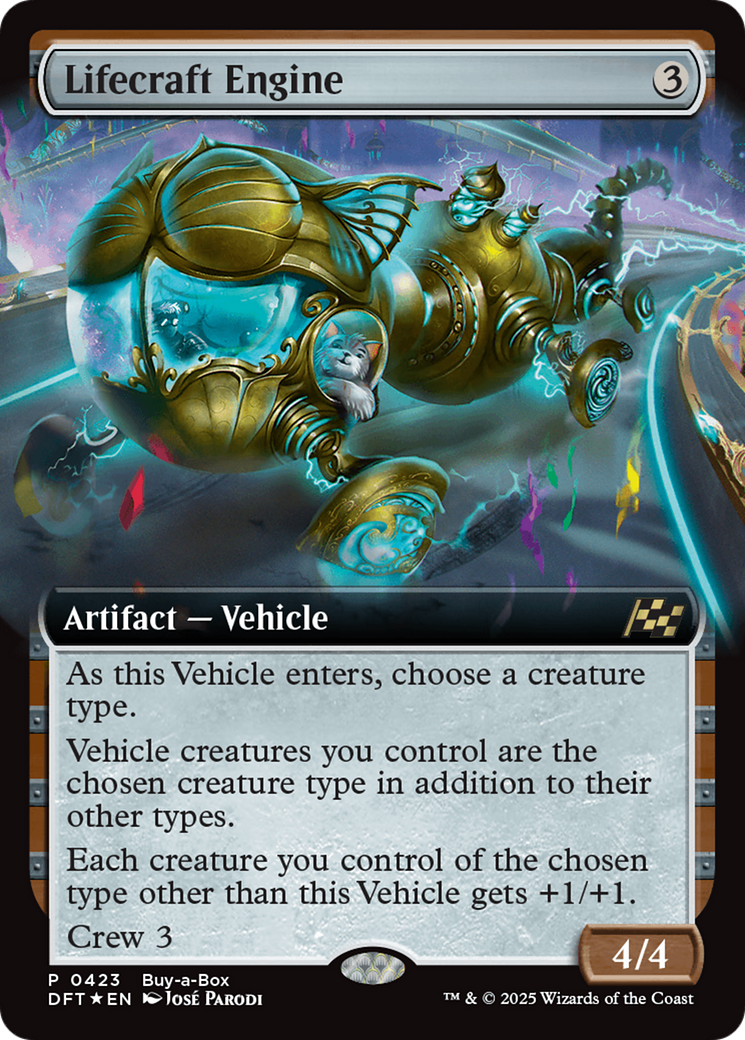 Lifecraft Engine (Extended Art) (Buy-A-Box) [Aetherdrift Promos] | Tabernacle Games
