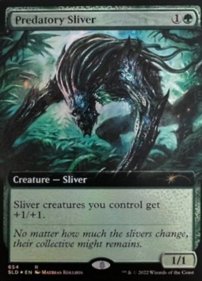 Predatory Sliver (Extended Art) [Secret Lair Drop Promos] | Tabernacle Games