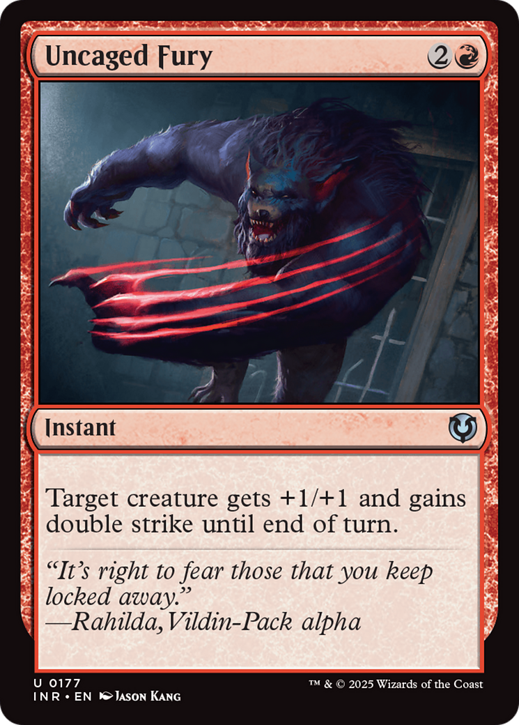 Uncaged Fury [Innistrad Remastered] | Tabernacle Games