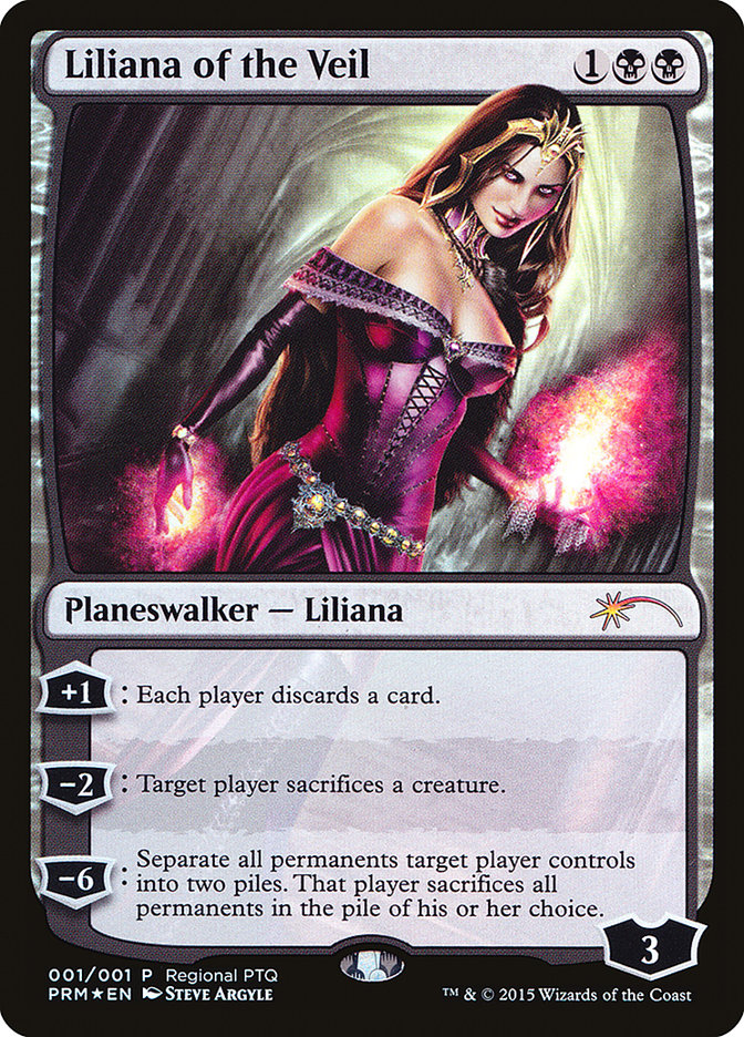 Liliana of the Veil (Regional PTQ) [Pro Tour Promos] | Tabernacle Games