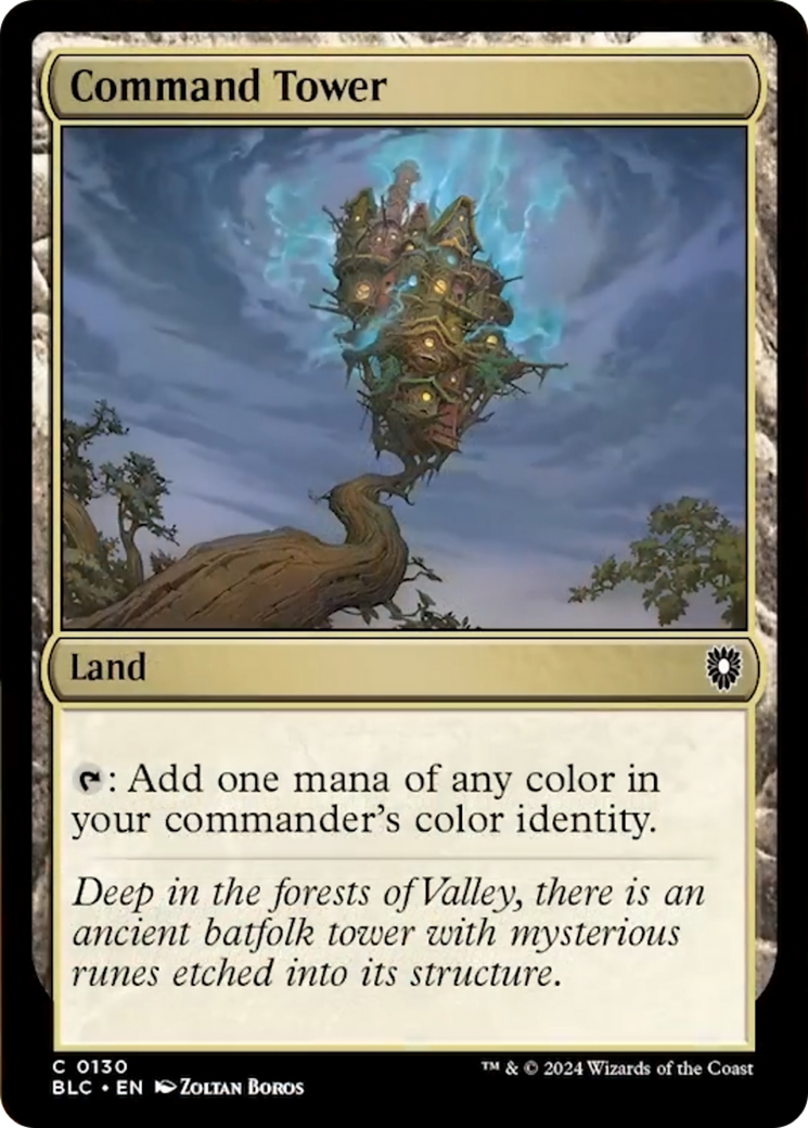Command Tower [Bloomburrow Commander] | Tabernacle Games