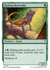 Basking Rootwalla (White Border) [Mystery Booster 2] | Tabernacle Games