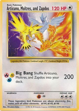 Articuno, Moltres, and Zapdos (Jumbo Card) [Miscellaneous Cards] | Tabernacle Games