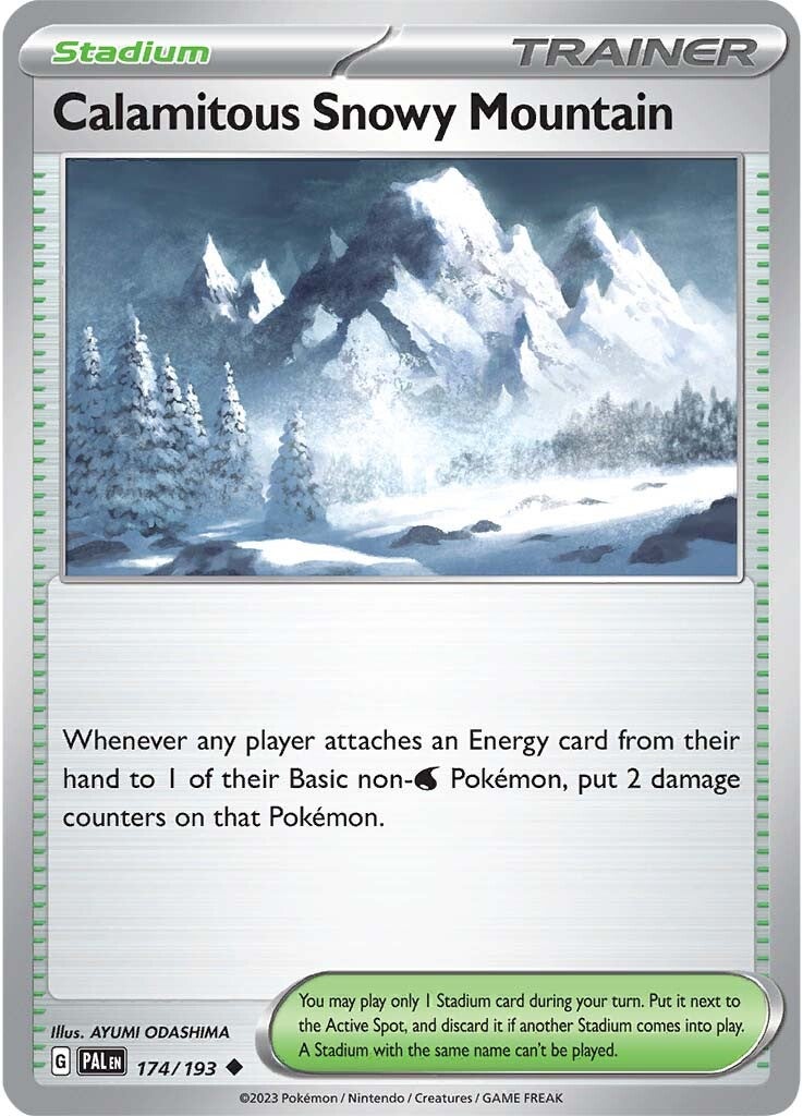 Calamitous Snowy Mountain (174/193) [Scarlet & Violet: Paldea Evolved] | Tabernacle Games