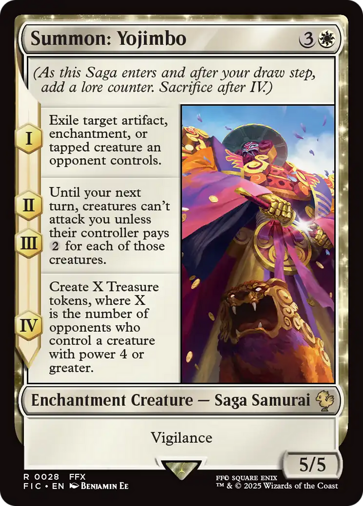 Summon: Yojimbo [FINAL FANTASY Commander] | Tabernacle Games