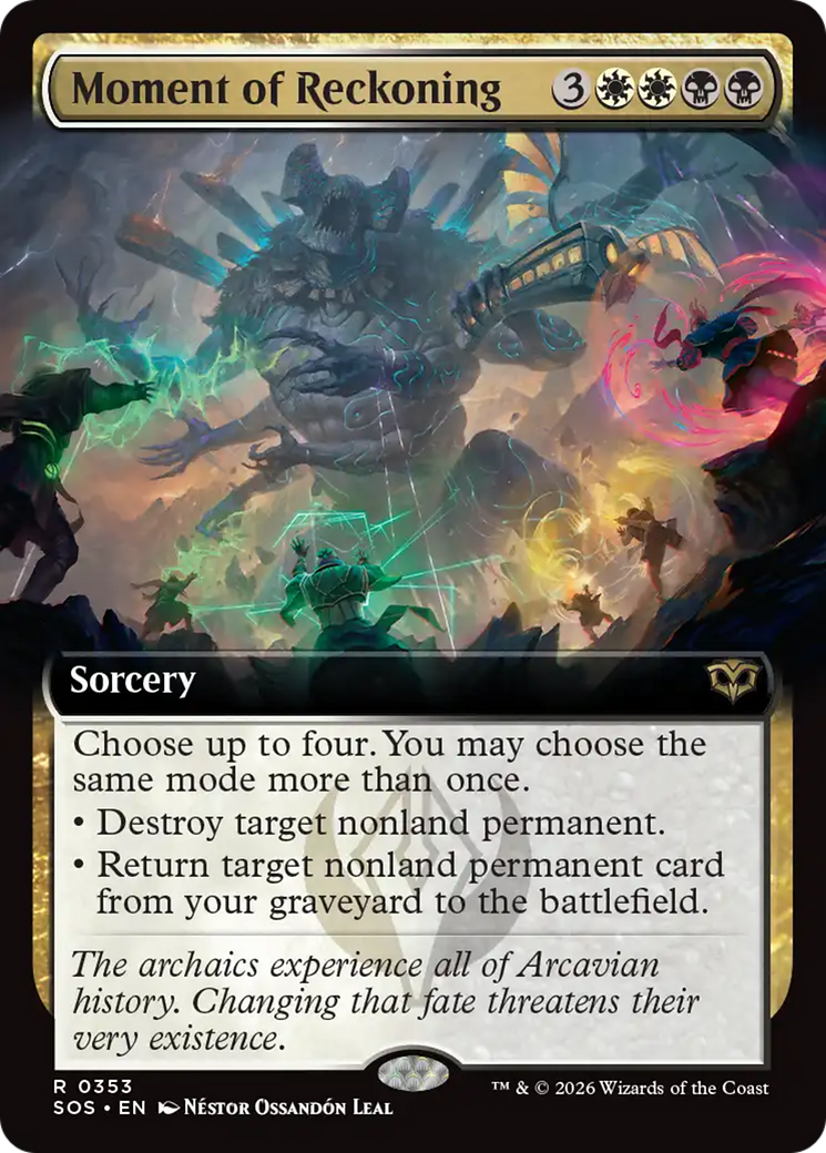 Moment of Reckoning (Extended Art) [Secrets of Strixhaven] | Tabernacle Games