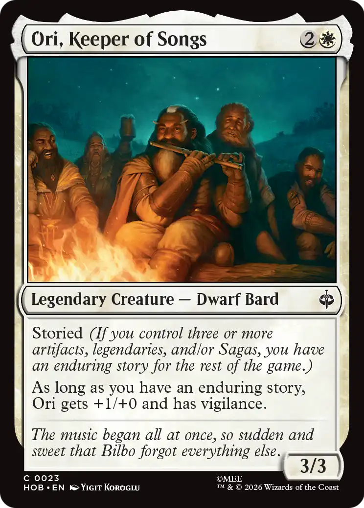 Ori, Keeper of Songs [The Hobbit] | Tabernacle Games