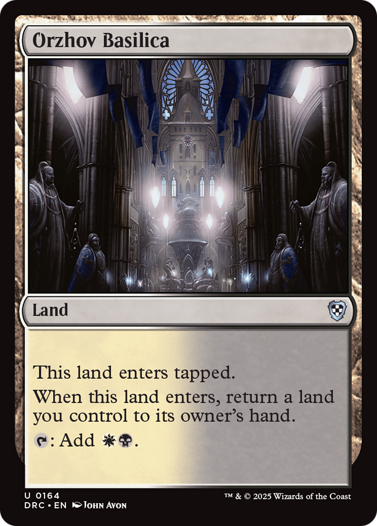 Orzhov Basilica [Aetherdrift Commander] | Tabernacle Games