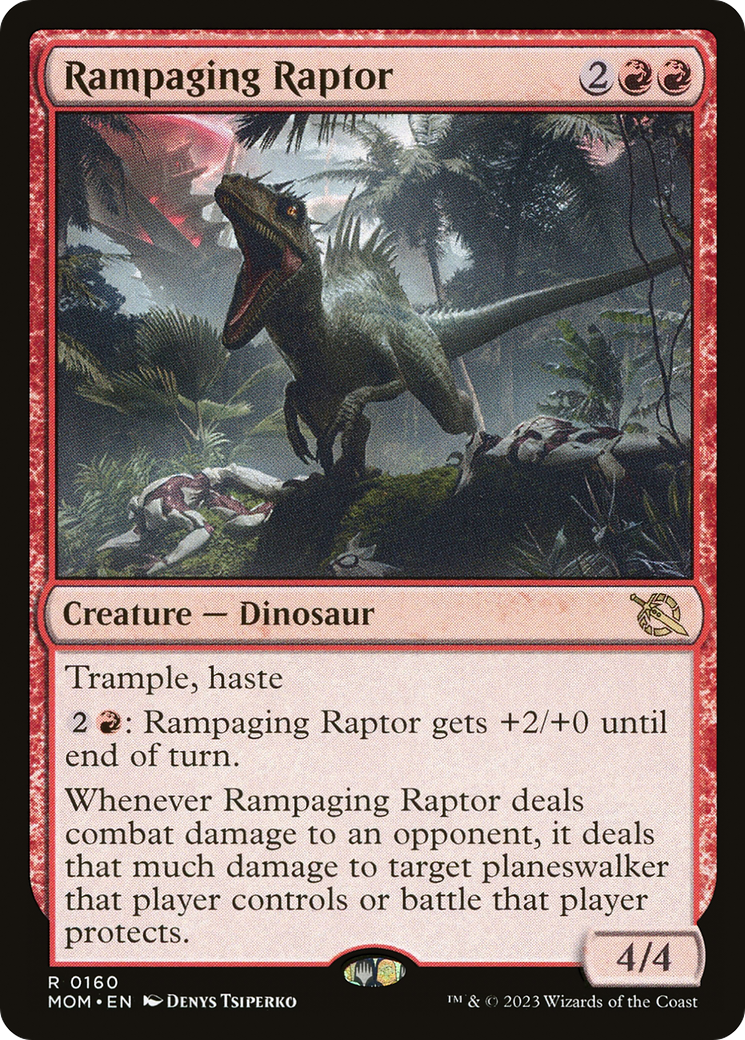 Rampaging Raptor [March of the Machine] | Tabernacle Games