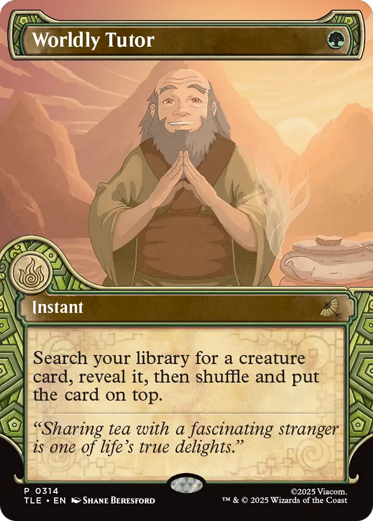 Worldly Tutor (Showcase) [Avatar: The Last Airbender: Eternal-Legal] | Tabernacle Games
