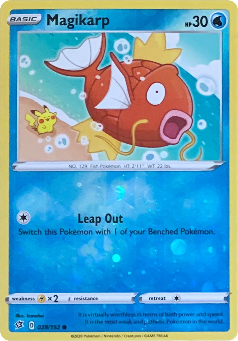 Magikarp (039/192) (Reverse Cosmos Holo) [Sword & Shield: Rebel Clash] | Tabernacle Games