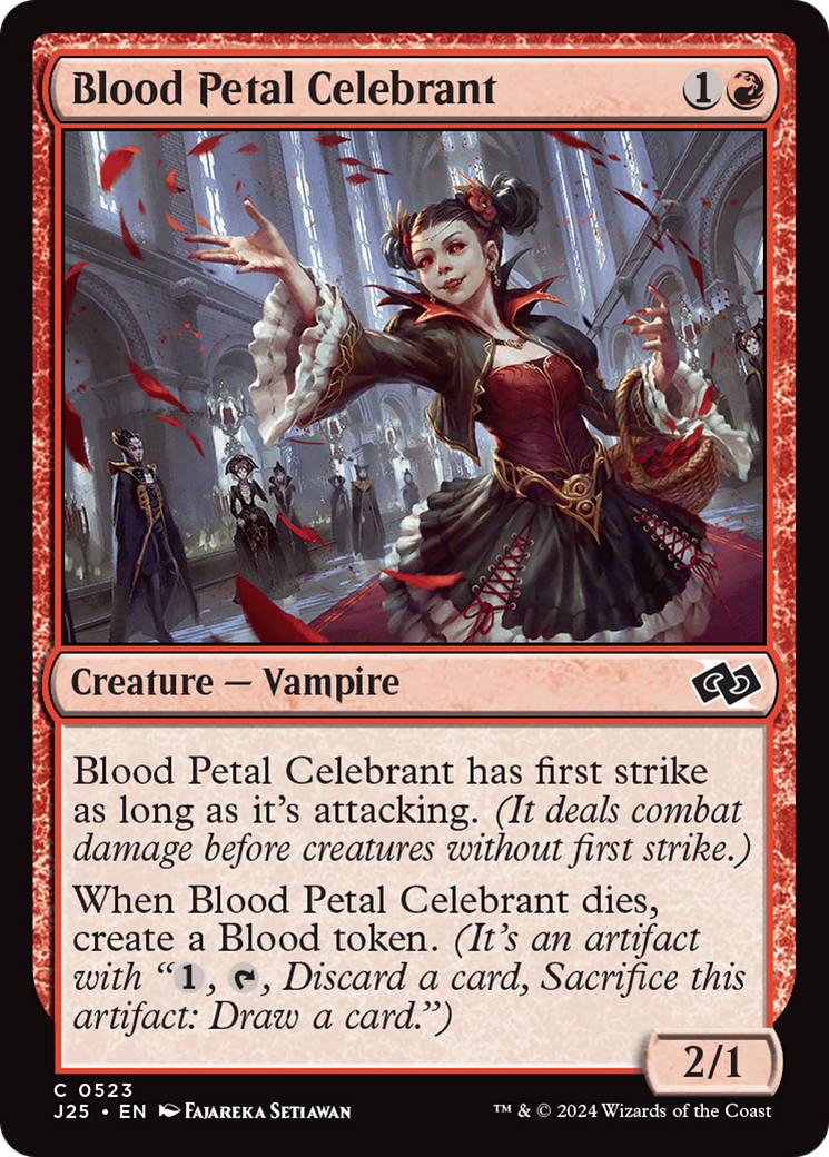 Blood Petal Celebrant [Foundations Jumpstart] | Tabernacle Games