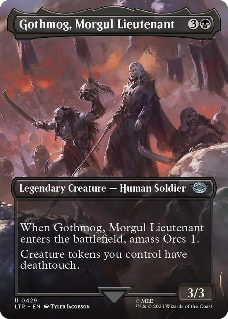 Gothmog, Morgul Lieutenant (Borderless Alternate Art) [The Lord of the Rings: Tales of Middle-Earth] | Tabernacle Games