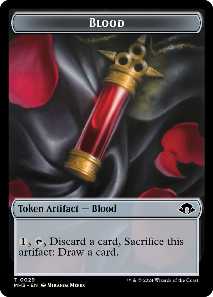 Blood // Energy Reserve Double-Sided Token [Modern Horizons 3 Tokens] | Tabernacle Games