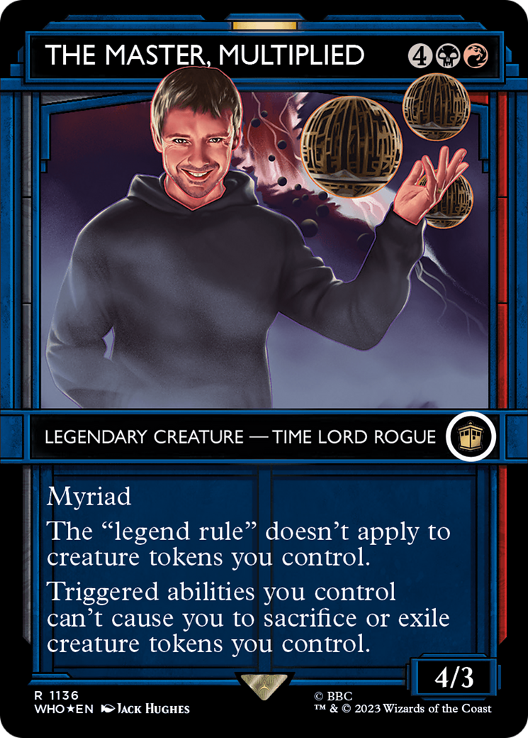 The Master, Multiplied (Showcase) (Surge Foil) [Doctor Who] | Tabernacle Games