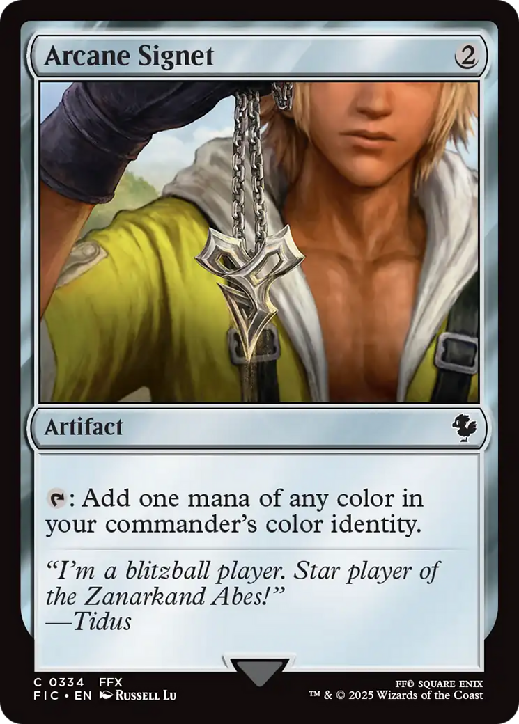 Arcane Signet (0334) [FINAL FANTASY Commander] | Tabernacle Games
