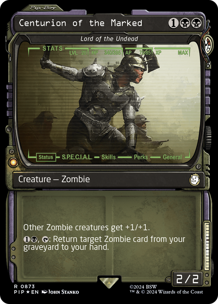 Centurion of the Marked - Lord of the Undead (Showcase) (Surge Foil) [Fallout] | Tabernacle Games